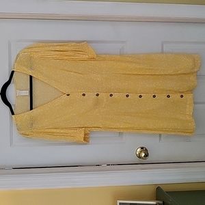 H&M yellow floral dress